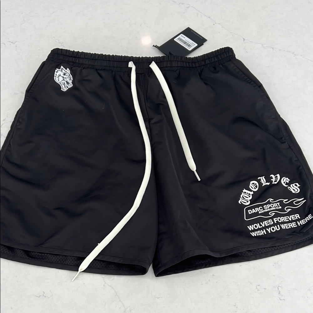 Darc Sport Black Athletic Shorts